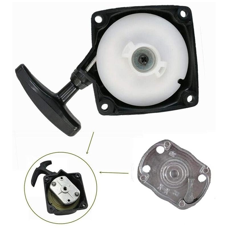 Recoil Pull Starter with Claw Pawl Cog for 33Cc 43Cc 47Cc 49Cc 50Cc Pocket Dirt Bike Scooter Chopper ATV