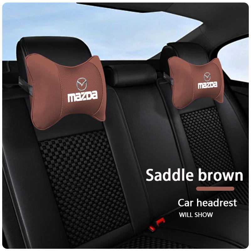 Car Seat Neck Pillow Lumbar Back Support Car Headrest Cushion For Mazda Atenza CX7 GL 6 5 CX9 CX5 2 3 CX3 Demio Axela CX30 MX5