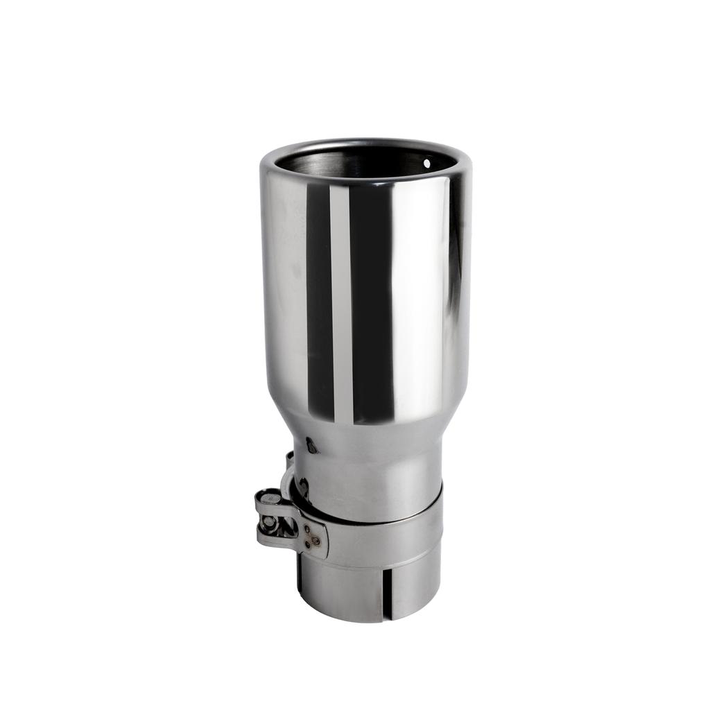 Inlet  2.5 Inch  Exhaust Tips   2.5" To 3.5"  4 Inch Exhaust Tail Pipe Tips Single Slant Cut   Exhaust Muffler Tip  63mm