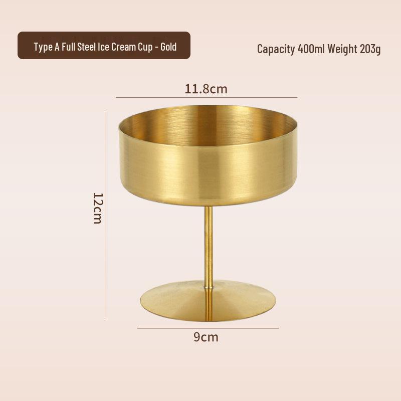 304 Stainless Steel Dessert and Snack Cup