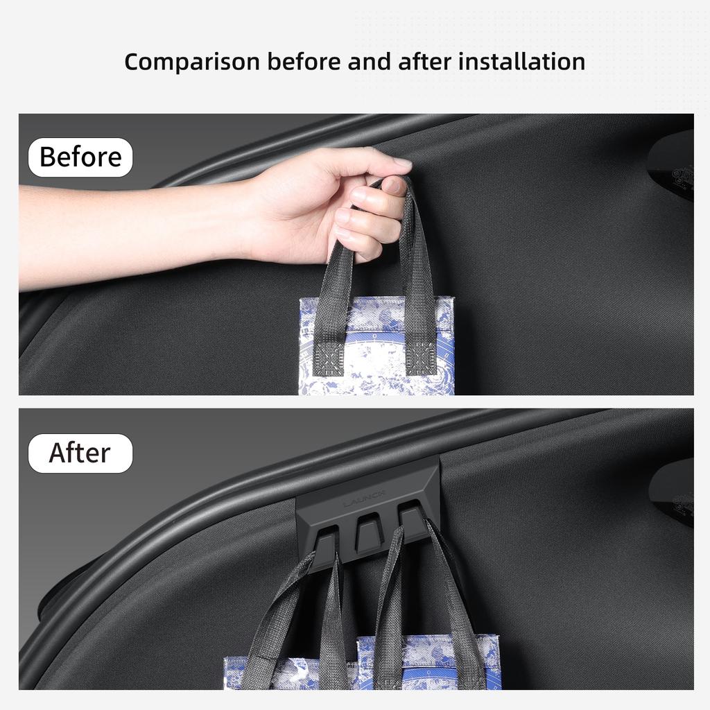 for Tesla Model Y Juniper/Launch 2025 2026 Car Rear Trunk Storage Hook Accessories Left And Right Both Side Storage Hook 2pcs