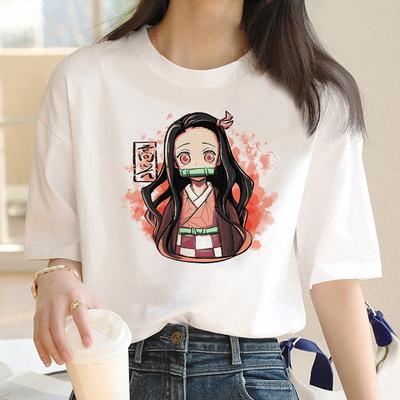 Demon Slayer Kimetsu No Yaiba t-shirt da donna grafica harajuku manga t-shirt ragazza giapponese streetwear y2k abbigliamento