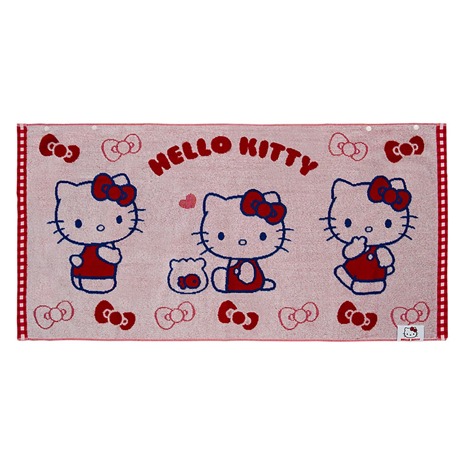 Sanrio Bath Towel Hello Kitty 841421 (SANRIO) Snap-on