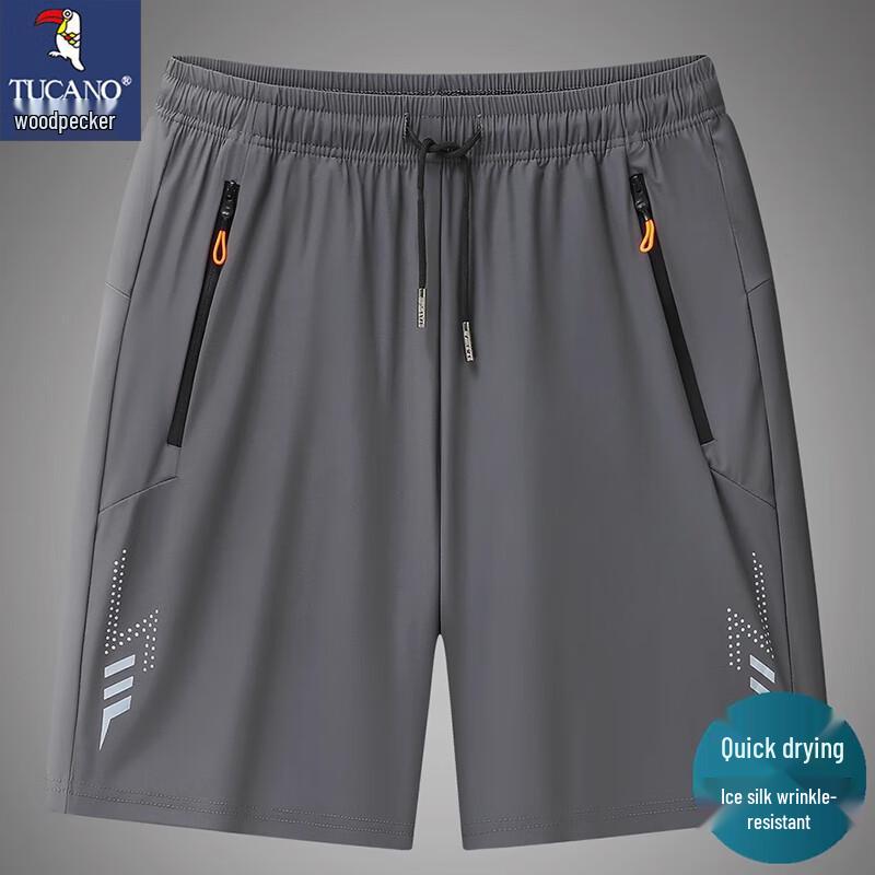 TUCANO Men s Ice Silk Casual Mid-Calf Shorts L