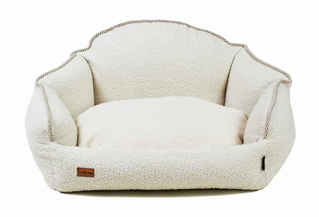 Charlotte Cream Boucle Sofa - 68cm x 62cm