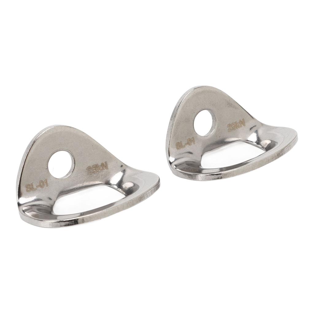 2 Pcs Climbing Bolt Hanger 316 Stainless Steel Large Bearing Capacity Anchor for Carving Aerial Work