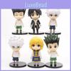 Pvc Fullmetal Hunter Model Figures Gon Killua Kurapika Collectible Car Decor 10cm