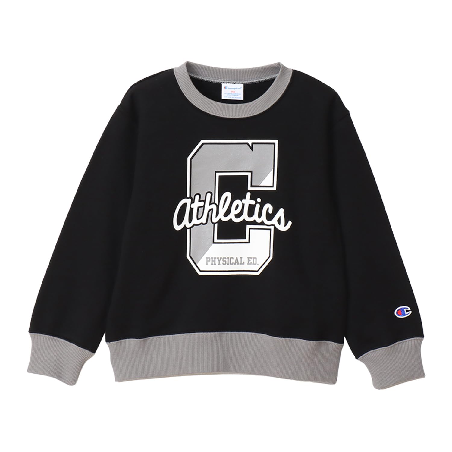 

Champion Повседневный Свитшот с Круглым Вырезом, Длинным Рукавом, Флис, Свободный Графичный, для Мальчиков, 100% Хлопок, Подкладка, Посадка, Принт, Черный, CK-A008 чёрный