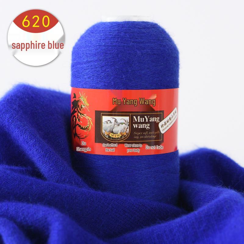 Pure Cashmere Machine-Knitted Medium-Fine Yarn for Hand-Knitting Scarves and Baby Items