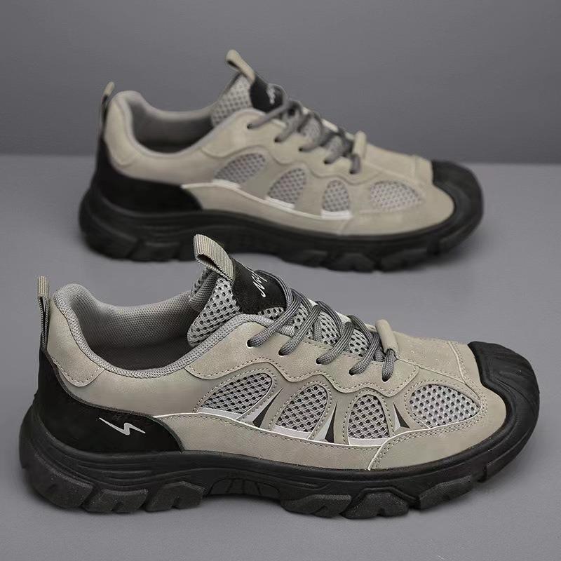 Spring Autumn Men Jogging Sneakers New Breathable Work Safety Shoes Outdoor Anti-slip Man Training Shoes Hombre