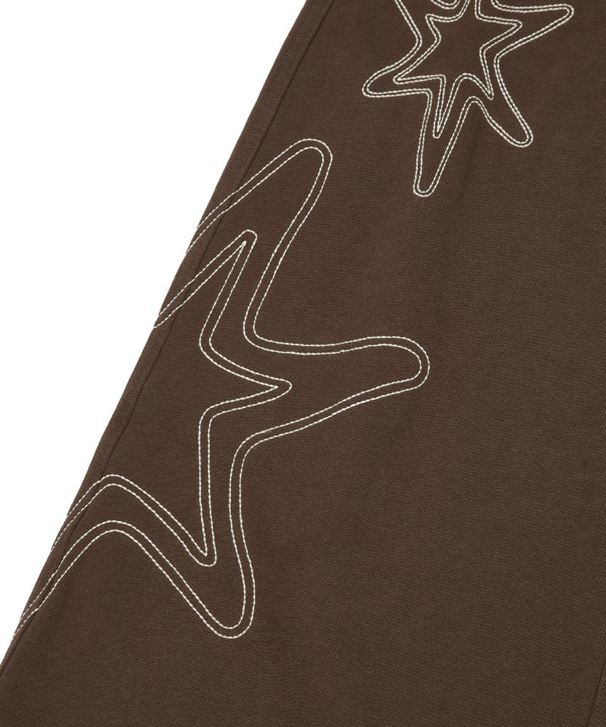 Mark Gonzales Women'S Sweat Long Skirt - D/Brown
