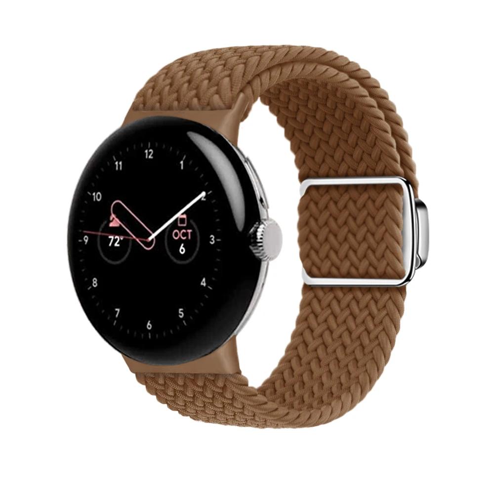 

Nylon Braided Strap for Google Pixel Watch 2 Band Accessory Belt Fabric Bracelet Correa for Pixel Watch Replacement Wristband Google Pixel Watch 2