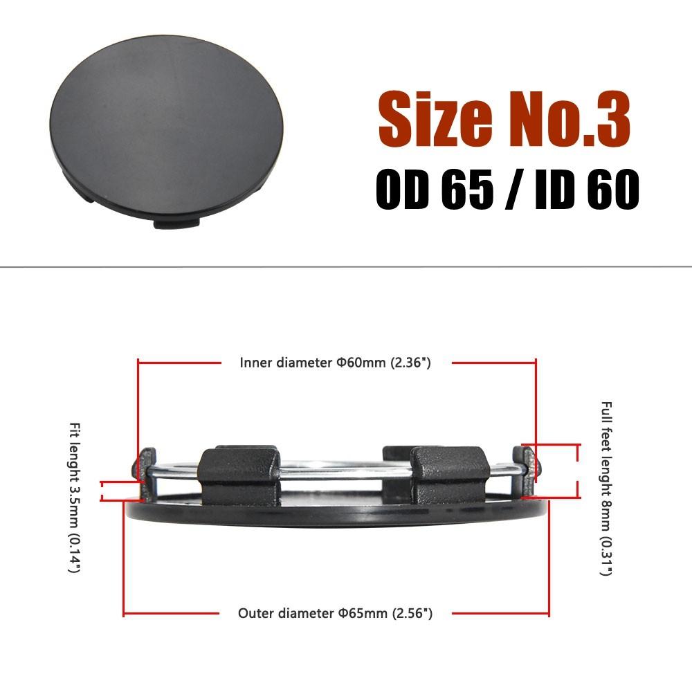 Universal Blank Center Cap 60mm/62mm/65mm/68mm/70mm/83mm No Logo Base Rim Hub Cap Wheel Cover Car Tire Accessories