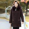 Ronghua Women's Padded Mid-Length Winter Coat