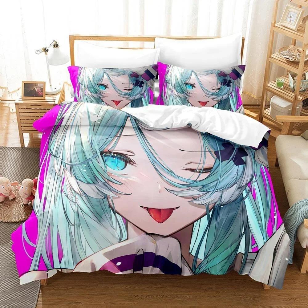 3D Print Anime Kawaii Girl Elira Pendora Bedding Set Single Twin Full Queen King Size Bed Set Adult Kid Bedroom Duvet Cover Sets