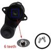 12-Torx 3C0998281A 32330208 3C0998281 Rear Brake Handbrake Caliper Servo Motor Compatible with Passa-t CC B6 B7 Sharan Q3 Alhambra