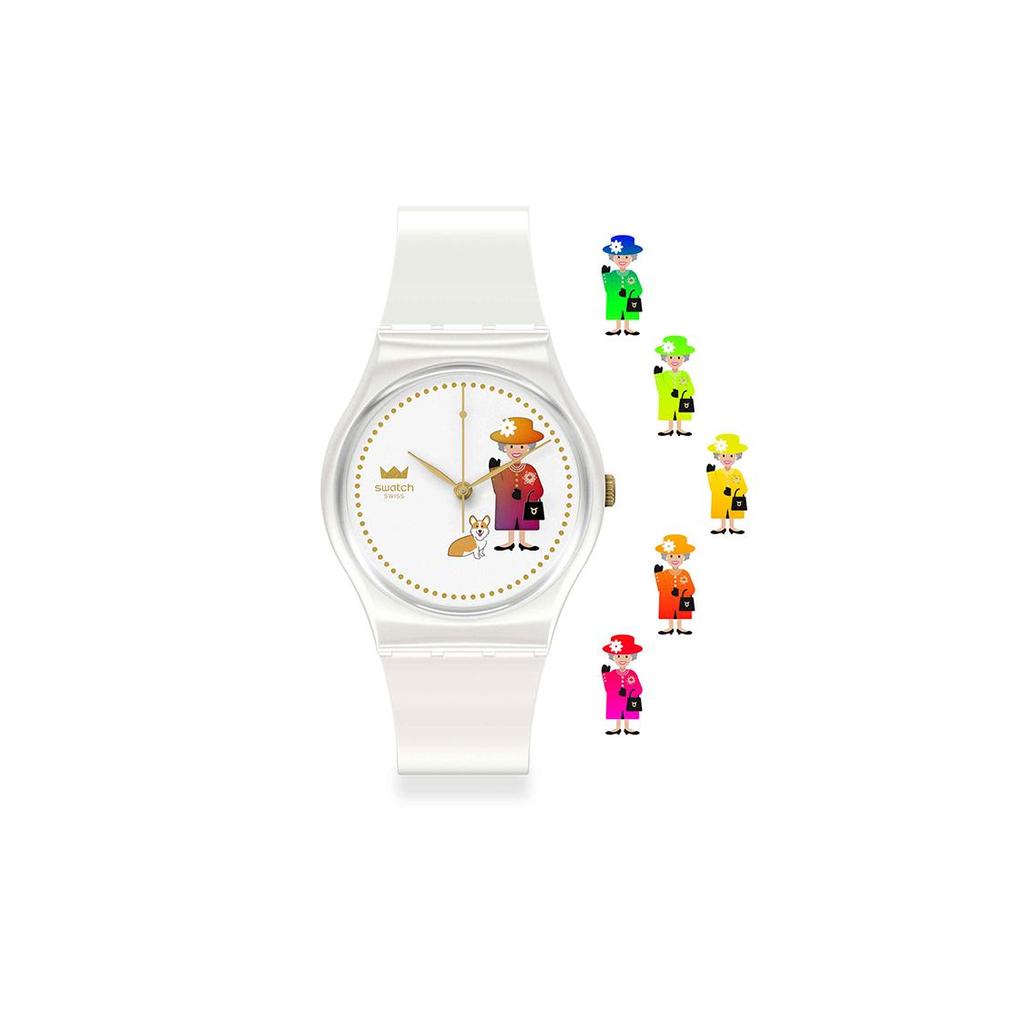 SWATCH Women's 34mm White Watch Gz711 Gz711