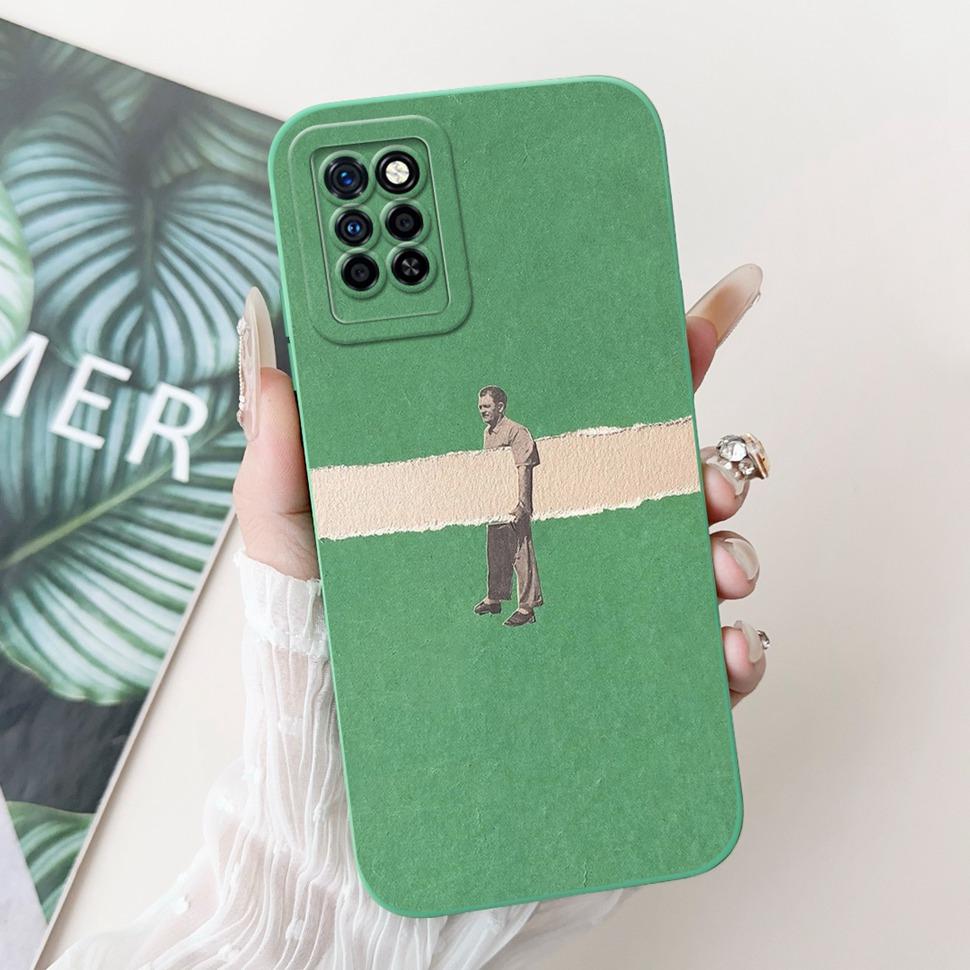 For Infinix Note 10 Pro Case X695 X695D Beautiful Flower Soft Silicone TPU Phone Cover For Infinix Note 10 Note10 Pro Case Funda