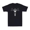 Uterus Shows Midle Finger Feminist Pro Choice Unisexs Rights Novelty TShirt