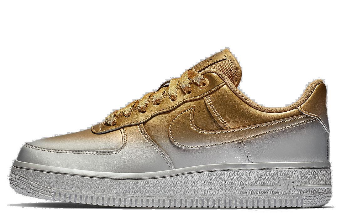 

Nike Air Force 1 Low Gold Silver Women s 898889-012 36.5