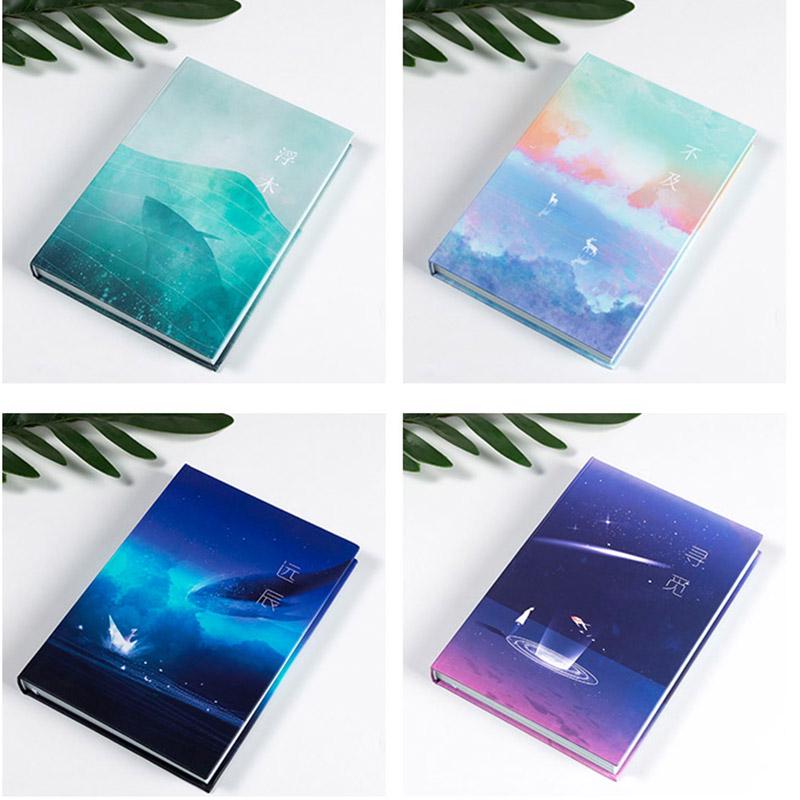 Cute Heart Illustration Diary – Thick, Simple, Literary Journal for Girls