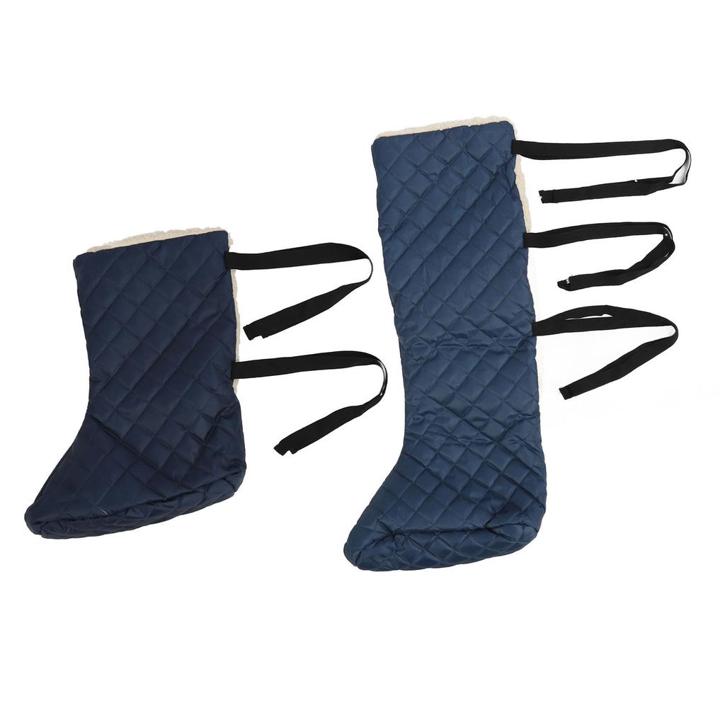 Warm Leg Cast Sleeve Washable Soft Elastic Leg Foot Cast Sock Protector with Adjustable Strap