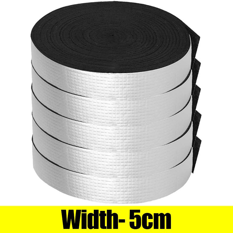 

Winter Pipeline Insulation Tape Outdoor Foam Foil Fire Protection Waterproof Keep Warm Freeze Self Adhesive Pipe Tapes Sleeves 10M- (1 roll)