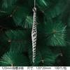 New Christmas Transparent Ice Crystal Snowflake Christmas Tree Decoration Supplies Christmas Atmosphere Christmas Tree Snowflake Pendant