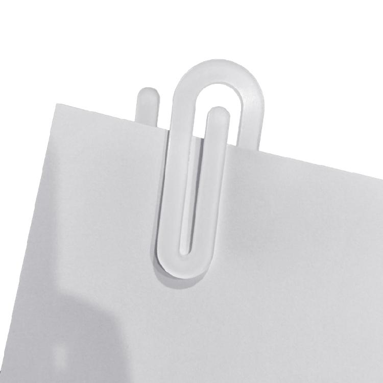 Creative Acrylic Paper Clips, Set Of 100 Multifunctional Book Sealing Clip Office School Document Craft Accessories