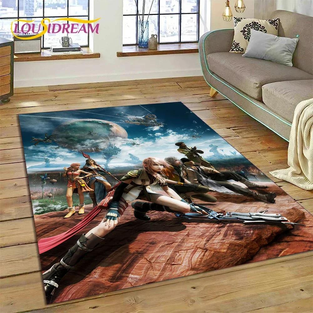 Final Fantasy Series Games Cartoon Carpet Rug for Bedroom Living Room Home Sofa Decoration,Children Game Large Decor Floor Mat