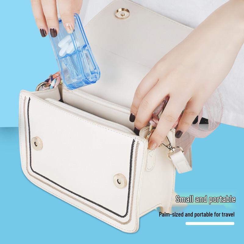 JAJALIN Portable Pill Cutter and Storage Case