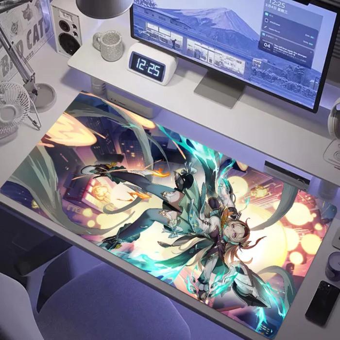 HD Print Honkai Star Rail Firefly Computer Mousepad Mouse Mat Desk Mat With Pad Gaming Accessories Prime Gaming XXL Keyboard Pa