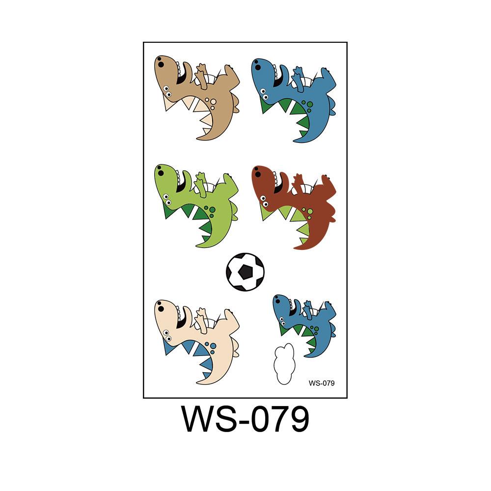 Cross Border Cartoon Children's Dinosaur Tattoo Stickers Kindergarten Party Rewards One-time Waterproof Personalized