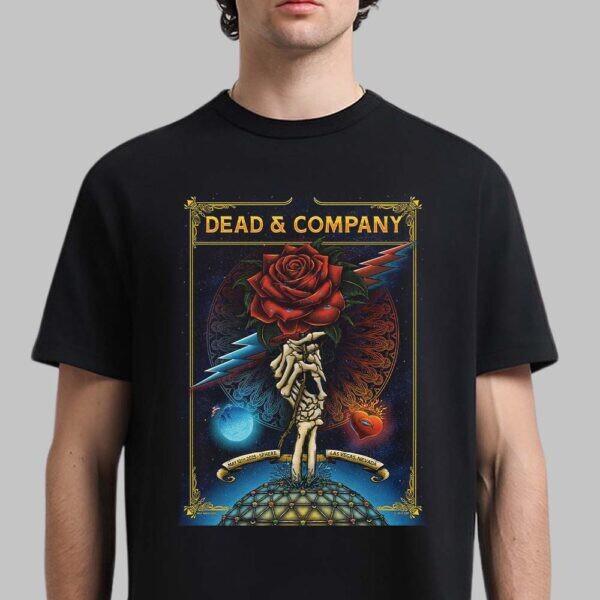 Dead And Company Concert Tee At Sphere LV On May 10 2026 Cosmic Skeleton Hand S