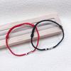 Lucky Red and Black Rope Bracelets for Men and Women - Simple Couple Design