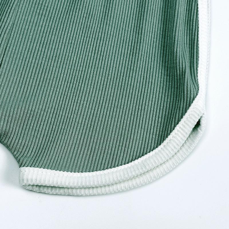 Dětské oblečení Letní chlapecké a dívčí Dvoudílná sada pro miminka Dětská domácí sada s krátkým rukávem a šortkami