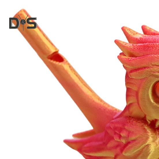 Vogelpfeife für Kinder und Erwachsene, vogelförmige Wasserpfeife, 3D-gedruckt, buntes Vogelpfeifenspielzeug, Geschenk für Jungen und Mädchen, Geburtstagspartys