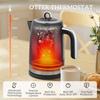 Sleek Textured Kettle and Four-Slice Toaster Set - Black