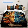 Sunflower Duvet Cover Soft Bedding Set For Bedroomdorm Personalized Name Threepiece Set 1 Duvet Cover And 2 Pillowcases Perfect Gift For All Seasons