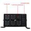 Relay Fuse Holder Box Universal 6-way Fuse 6-relay Holder Box Block Plastic DC 12V for Car Automotive Marine