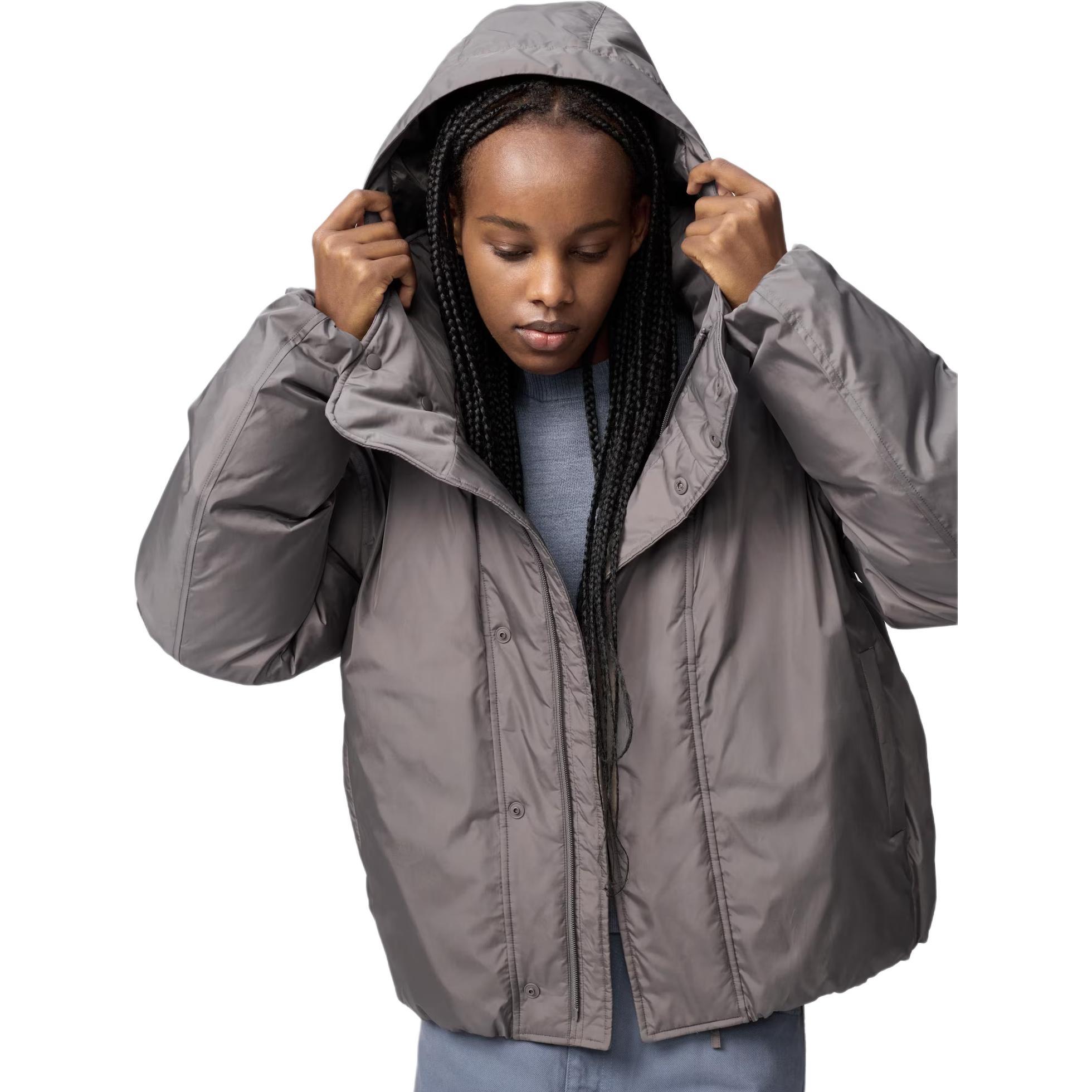 (ЖЕНСКИЕ) UNIQLO Парка Pufftech Коричневая Женская 480064-36 L