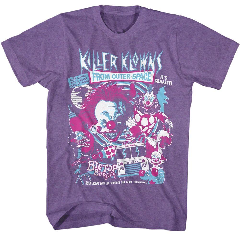 Killer Klowns Crazy Bunch Movie Shirt S