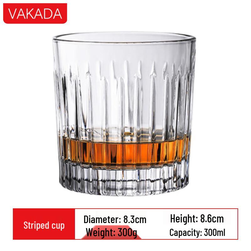 VAKADA Nordic Irregular Whiskey Tasting Glass