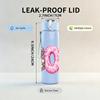 1PC Boo Halloween Letter 750ml Color Plastic Sports Water Bottle Leakproof Flip Straw Lid Suitable for Sports Office Home Use