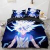 3D Print Fashion Anime Hunter X Hunter Bedding Set Boys Girls Twin Queen Full Size Duvet Cover Pillowcase Bed Adult Bedroom
