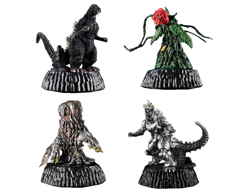 HG D+ Godzilla 02 [Complete Set of 4]