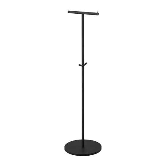 Yamazaki Jitsugyo Pole Hanger Black Approx. W36.5XD36.5XH140cm Smart Coat Hanger Slim 4081