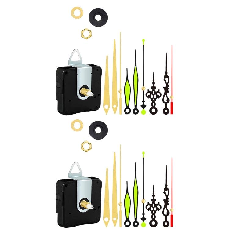 1/2Pcs High Torques Long Shafts Clock Movement Mechanism DIY Clock Repair Parts Replacement Clock Movement Parts Gift
