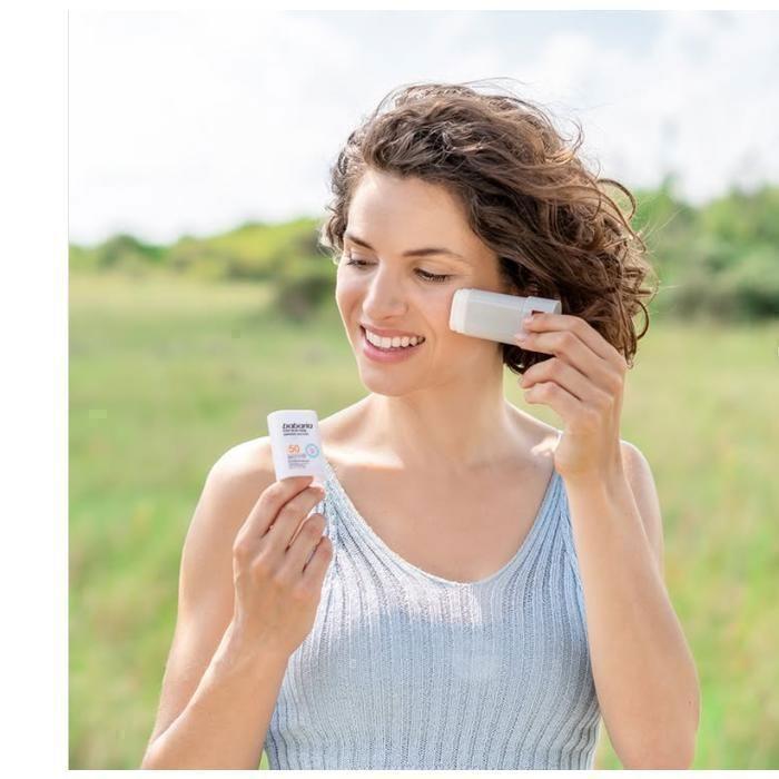 Stick solaire - Babaria - SPF 50 - Waterproof - Protection UV - Usage facial et zones sensibles