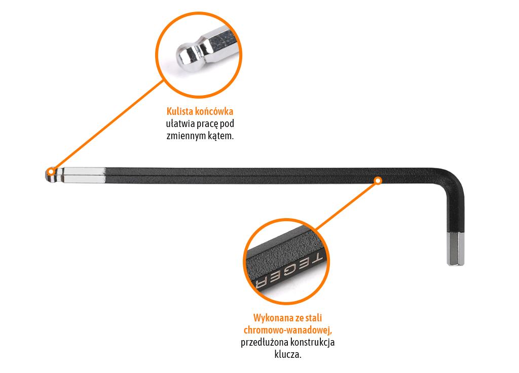 HEX H4 Allen Key - LONG / TEGER